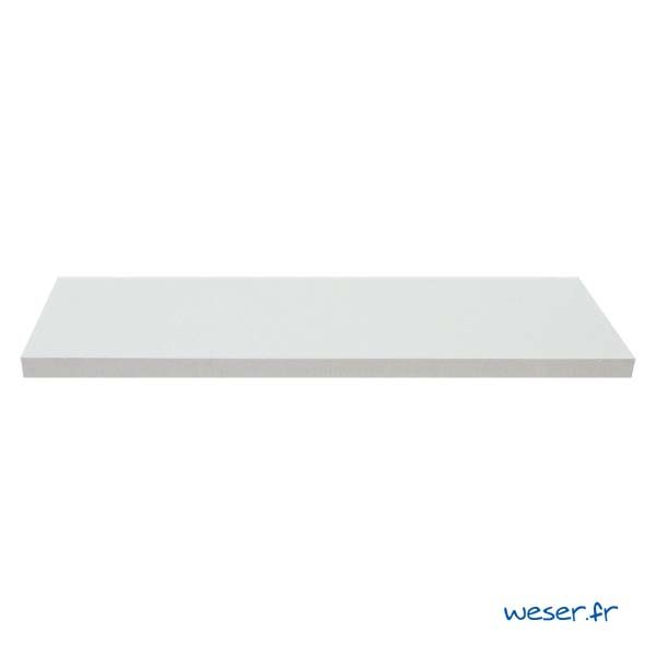 Chaperon OPTIPOSE® Plat 1 mètre WESER - largeur 30cm - Coloris Blanc cassé