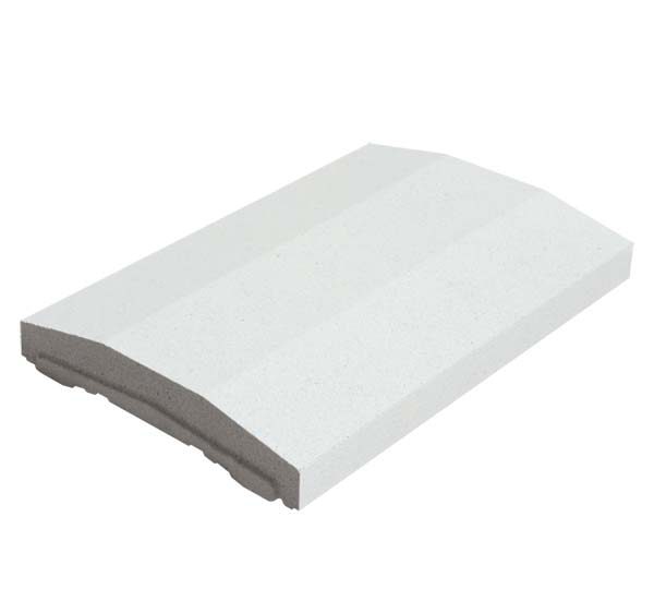 Chaperon OPTIPOSE® spécial pose de Platine WESER - largeur 33cm- Coloris Blanc cassé