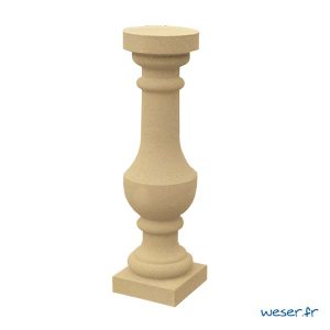 Balustre Royan 59 Weser - Sahara (Jaune Ton pierre)