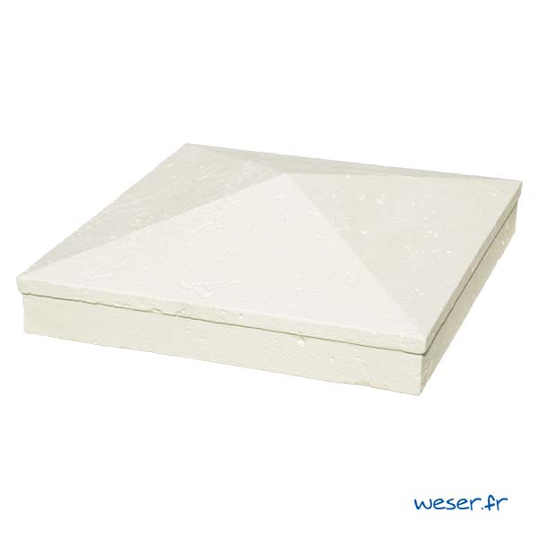 Chapeau de pilier Amboise - Coloris Crème