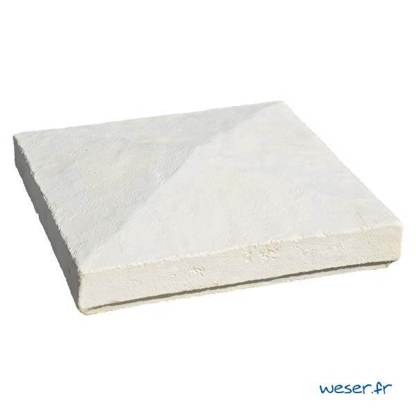 Chapeau de pilier Chaumont et Camargue Weser - Crème