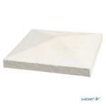 Chapeau de pilier de clôture ou de portail Cheverny WESER - largeur 50 - Crème
