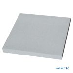 Chapeau Plat pour pilier de clôture - largeur 40 - Gris