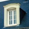 Lucarne de fenêtre à Chapeau de Gendarme sans faux joint Weser - en pierre reconstituée compactée - Coloris Ton pierre