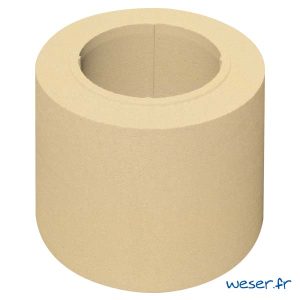Fût pour colonne Lisse diamètre 35 cm Weser - en pierre reconstituée compactée - Coloris Ton pierre
