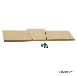 Linteau pour habillage porte et fenêtre Weser - en pierre reconstituée compactée - Coloris Ton pierre