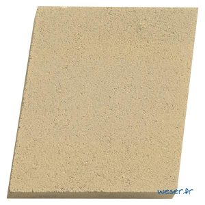 Élément de parement d'ouverture de porte et fenêtre P2 Weser - en pierre reconstituée compactée - Coloris Ton pierre