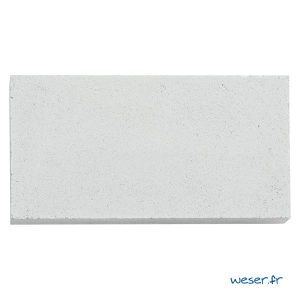 Élément de parement d'ouverture de porte et fenêtre P4 Weser - en pierre reconstituée compactée - Coloris Blanc Cassé