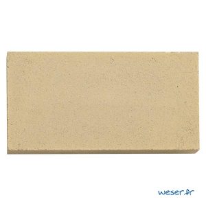 Élément de parement d'ouverture de porte et fenêtre P4 Weser - en pierre reconstituée compactée - Coloris Ton pierre