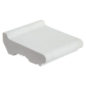 Tablette d'appui de fenêtre largeur 35 cm Weser - en pierre reconstituée compactée - Coloris Blanc Cassé