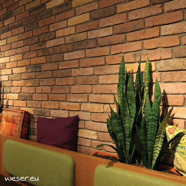 Plaquettes de parement muraux Weser GRANULIT Mix2 - Restaurant - Salon