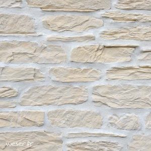Plaquettes de parement muraux Weser MUROK SIERRA Blanc DRPKGM40