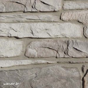 Plaquettes de parement muraux Weser MUROK SIERRA Gris DRPKGM44