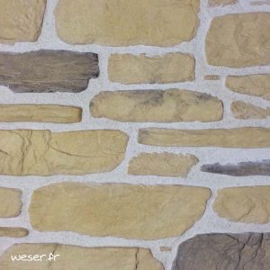 Plaquettes de parement muraux Weser MUROK SIERRA Jaune DRPKGM47