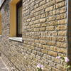 Plaquettes de parement muraux Weser GRANULIT G57 Jaune - Façade de maison