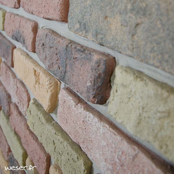 Plaquettes de parement muraux Weser GRANULIT Mix2