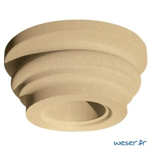 Chapiteau pour Colonne Lisse diamètre 26 - Ton pierre WESER