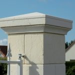 Pilier de clôture Amboise Crème WESER (HD)