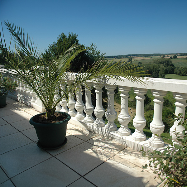 Balustrade - Barcelone Blanc Cassé