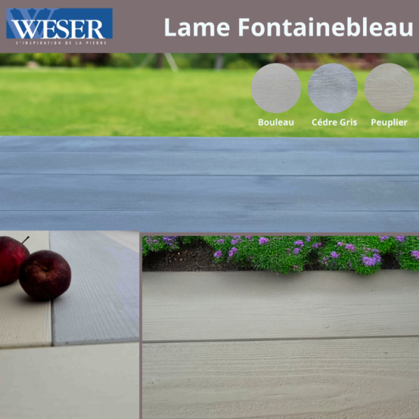 Sublimez votre terrasse avec la lame Fontainebleau de WESER