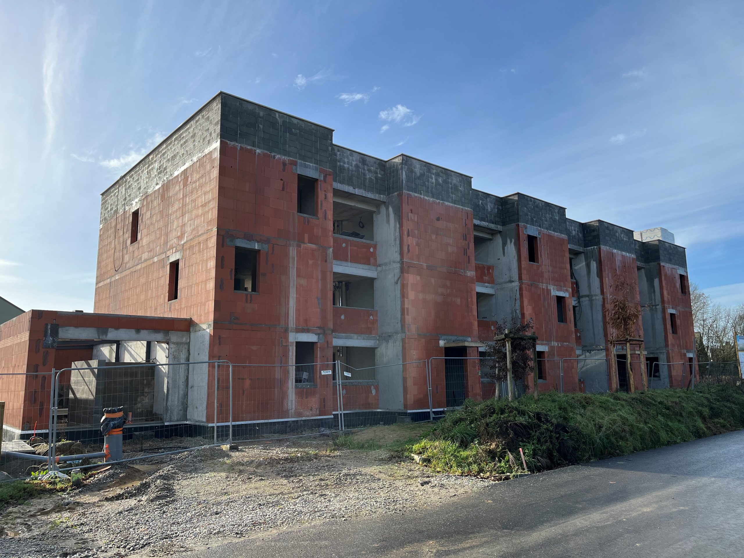 Chantier acrotère weser chaperon - optipose